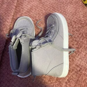 Grey little girl shoes good for a Dress nice party!